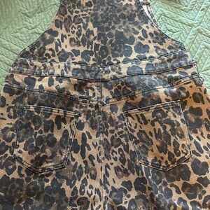Cider Animal Print Overalls